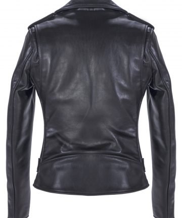 Azai Motorcycle Leather Jacket with Buckles