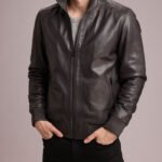Theo Bomber Leather Jacket