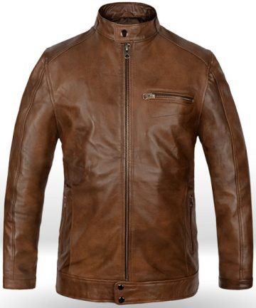 Override Leather Jacket Front