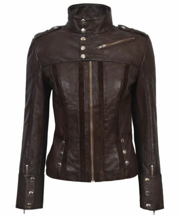 Sheepskin Leather Jacket Suede Lining