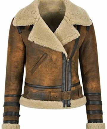 Fur Shearling Leather Jacket
