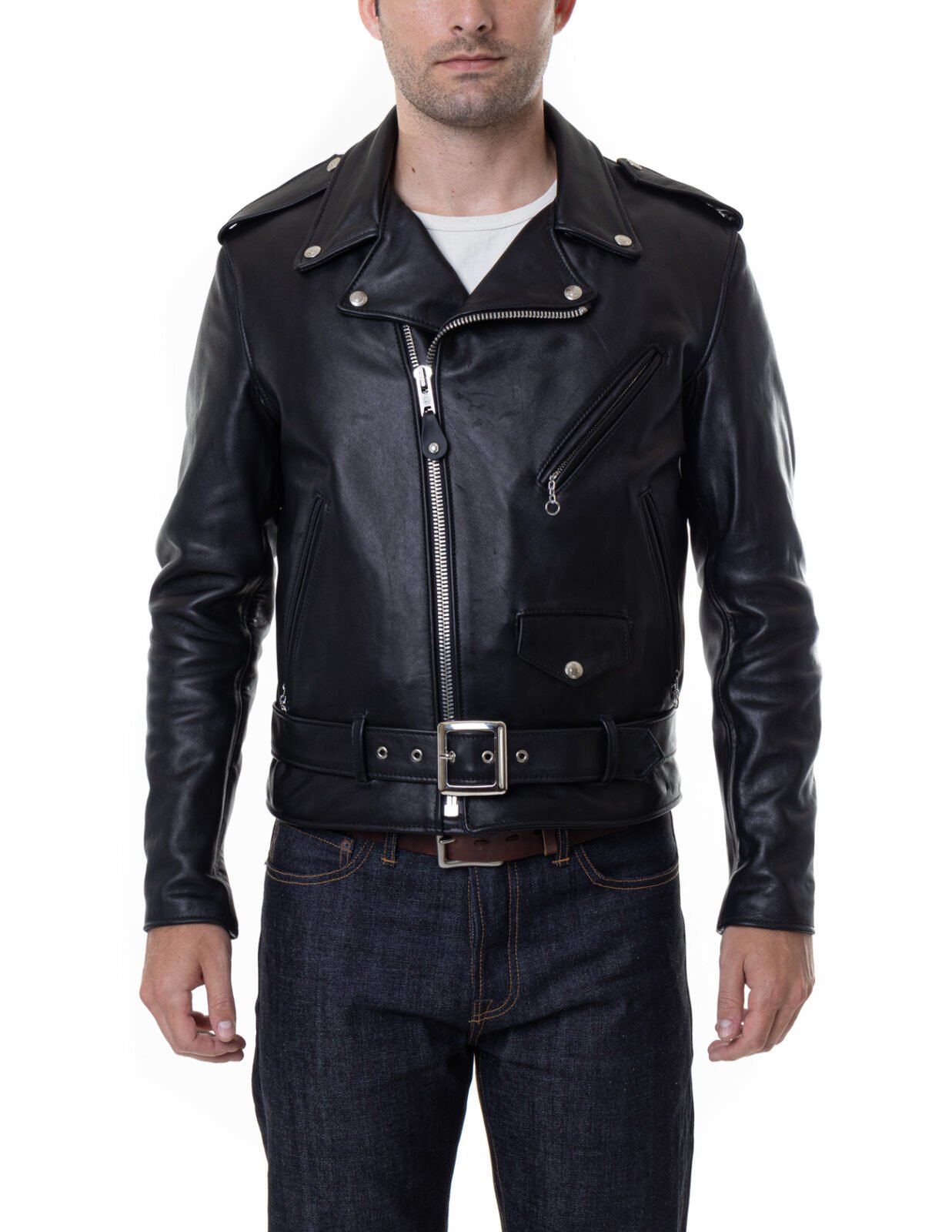 Classic Leather Motorcycle Jacket | Best Quality Genuine Leather ...
