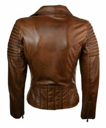 Real Biker Leather Jacket for Women
