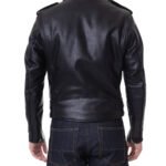 Classic Leather Motorcycle Jacket for Sale