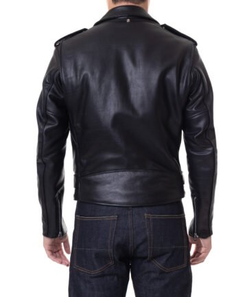 Classic Leather Motorcycle Jacket for Sale