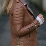 Tan Genuine Leather Jacket for Sale