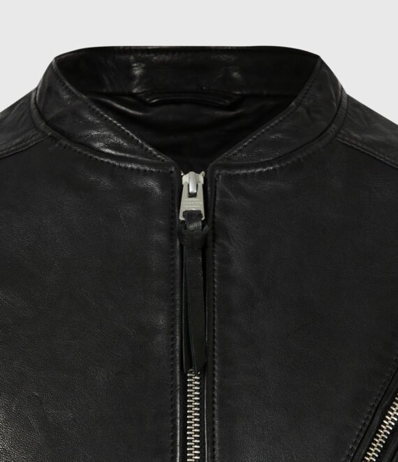 Harwood Leather Biker Jacket for Men | FREE SHIPPING