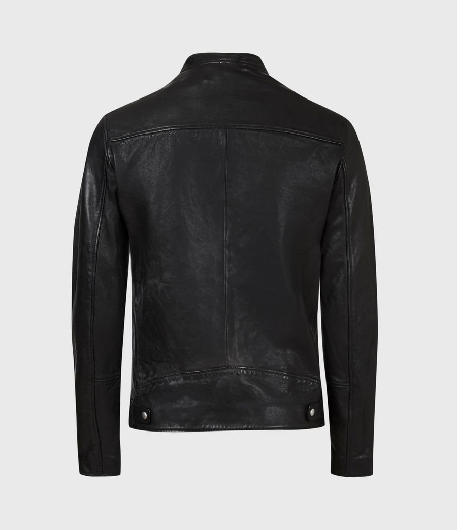 Harwood Leather Biker Jacket for Men | FREE SHIPPING