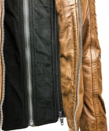 Cognac Leather Jacket Men