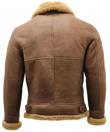 Brown B3 Sheepskin Aviator Jacket