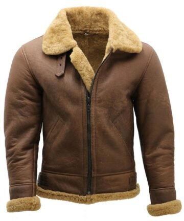 Brown B3 Sheepskin Aviator Jacket