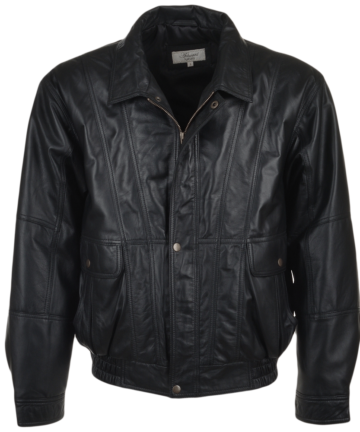 Mens Leather Jacket Black