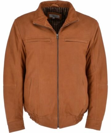 Leather Jacket Cognac