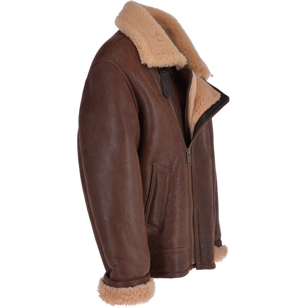 Sheepskin Flying Jacket Antique | Best Quality Genuine Leather Jackets ...