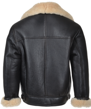 Sheepskin Aviator Jacket Backside