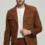 Keith Brown Suede Leather Blazer