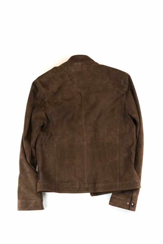 Suede Leather Jacket Backside
