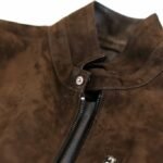 Suede Leather Jacket collar